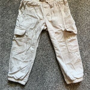 GAP Cream Sweatpants Relaxed Fit Joggers